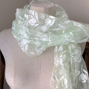 Mint green scarf